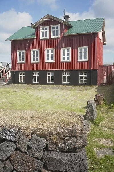 Community center of the village of Vik, Icelands southernmost settlement