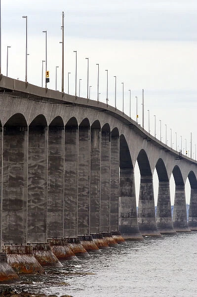 Confereration Bridge connects New Brunswick to Prince Edward Island, Canada
