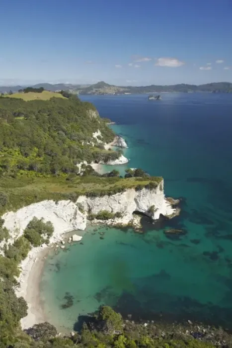 Framed Print : Cook Bluff, near Cathedral Cove, Coromandel Peninsula, North Island, New Zealand - aerial Framed Print : Cook Bluff, near Cathedral Cove, Coromandel Peninsula, North Island, New Zealand - aerial