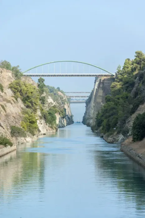 Framed Print : Corinth Canal, Greece, Europe Framed Print : Corinth Canal, Greece, Europe