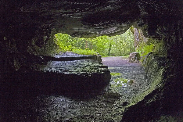 Cork, Ireland. These caves were used as dungeons or torture chambers