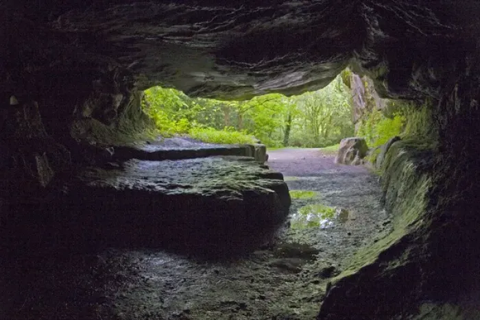 Framed Print : Cork, Ireland. These caves were used as dungeons or torture chambers Framed Print : Cork, Ireland. These caves were used as dungeons or torture chambers