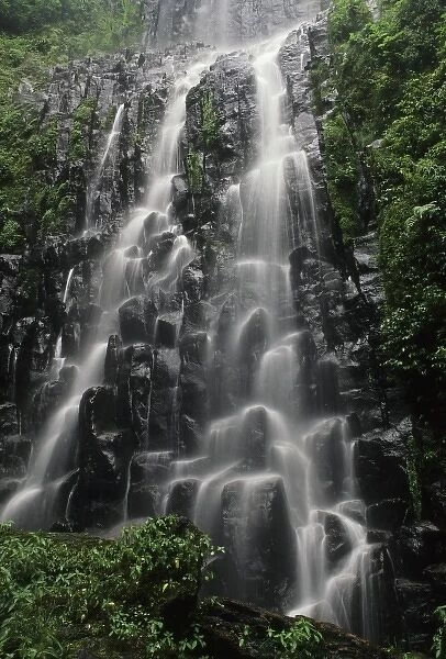 Costa Rica, Las Tablas, La Amistad, Rio Negro, waterfall
