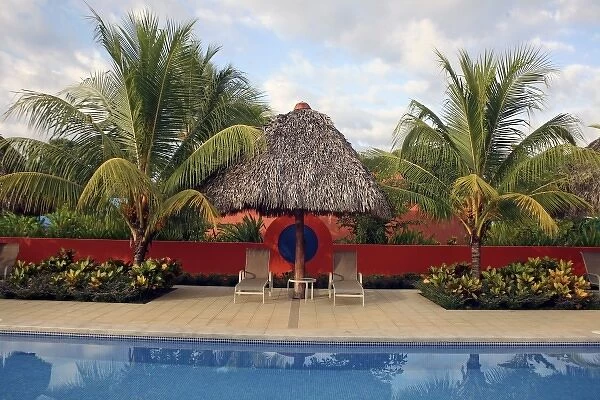 Costa Rica, Playa Esterillos Este. Main Pool at the Xandari by the Pacific Resort & Spa