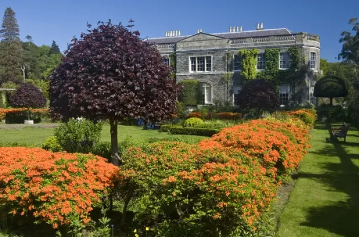Framed Print : County Down, Ireland, formal garden, historic, wealth, orange, azalea