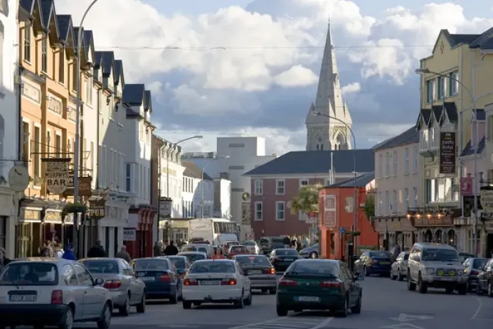 Framed Print : County Kerry, Ireland, Killarney, street, traffic, downtown Framed Print : County Kerry, Ireland, Killarney, street, traffic, downtown