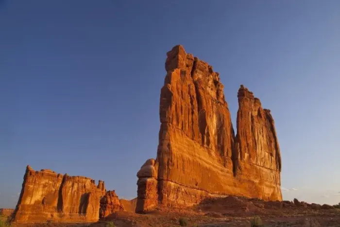 Framed Print : Courthouse Towers in Arches National Park, Utah, USA Framed Print : Courthouse Towers in Arches National Park, Utah, USA