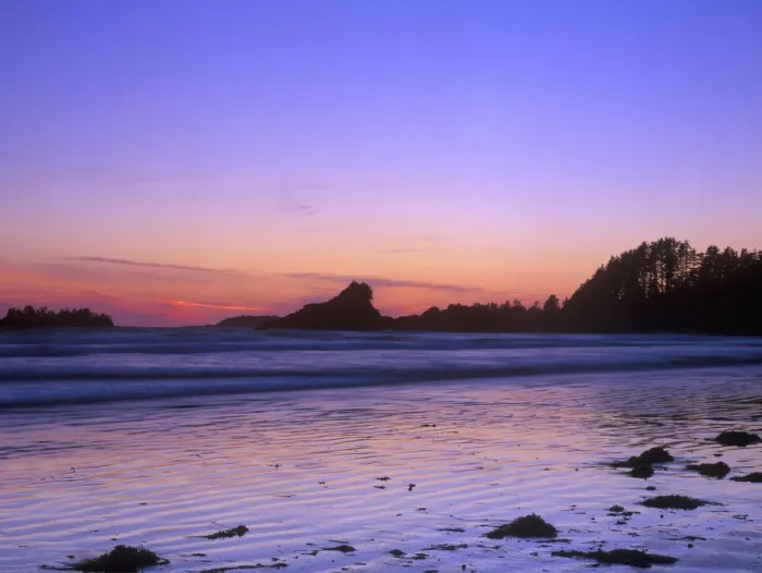 Framed Print : Cox Beach at Twilight, Tofino, BC, Canada Framed Print : Cox Beach at Twilight, Tofino, BC, Canada