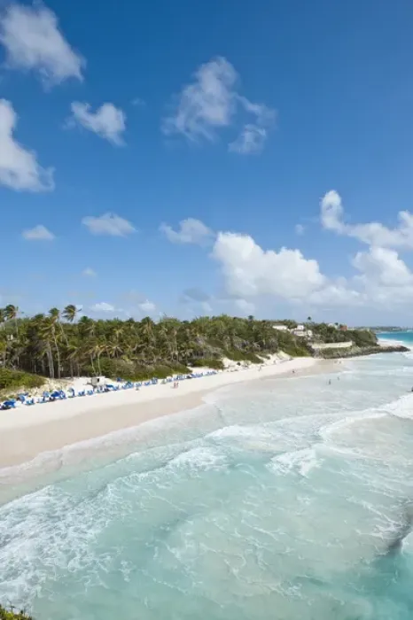 Framed Print : Crane Beach at Crane Beach Resort Barbados, Caribbean