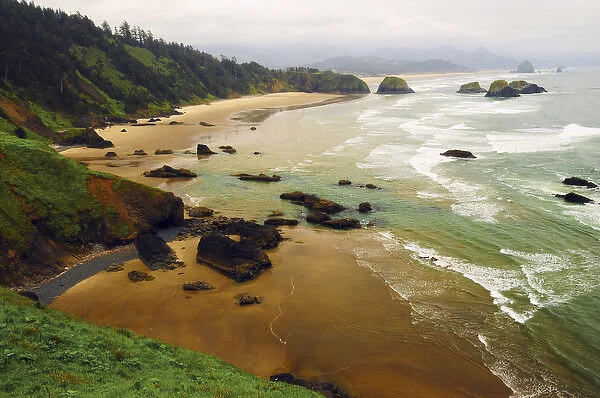 Crescent Beach from Ecola State Park, Oregon, USA