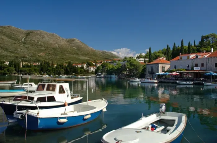 Framed Print : 05. Croatia, Cavtat, fishing village Framed Print : 05. Croatia, Cavtat, fishing village
