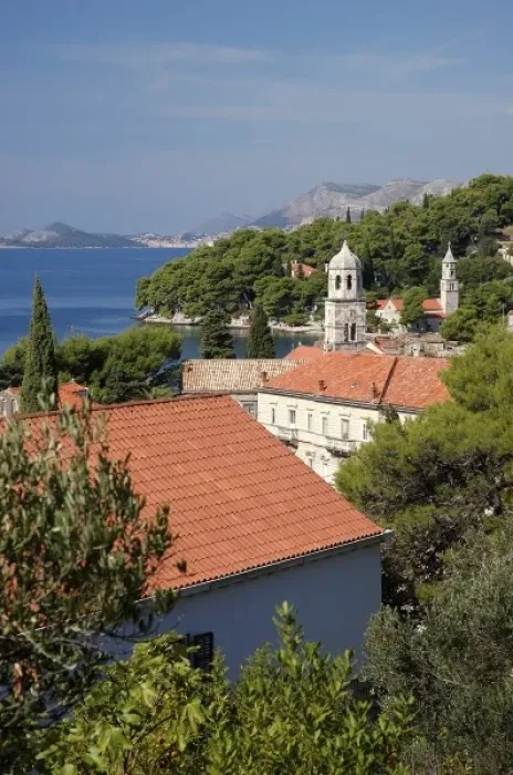Framed Print : Croatia, Cavtat, fishing village