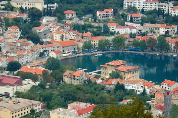 Framed Print : 05. Croatia, Dalmatia, coastal town Framed Print : 05. Croatia, Dalmatia, coastal town