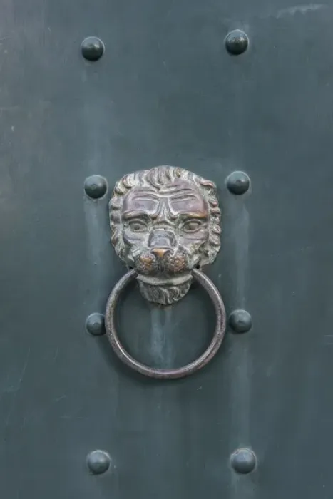 Framed Print : Croatia, Dubrovinik, Guest House Door Knocker Framed Print : Croatia, Dubrovinik, Guest House Door Knocker