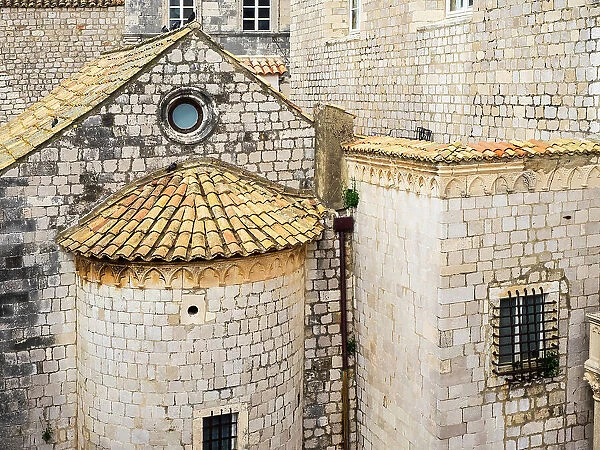 Croatia, Dubrovnik. Dominican Monastery, built in 1315, in old town Dubrovnik