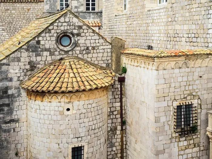 Framed Print : Croatia, Dubrovnik. Dominican Monastery, built in 1315, in old town Dubrovnik Framed Print : Croatia, Dubrovnik. Dominican Monastery, built in 1315, in old town Dubrovnik