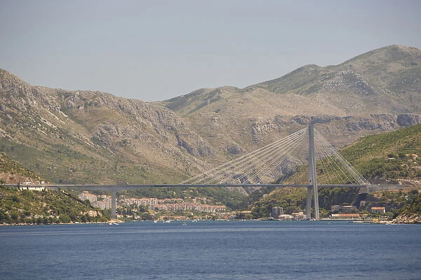 CROATIA, Dubrovnik. Franjo Tudjman Bridge
