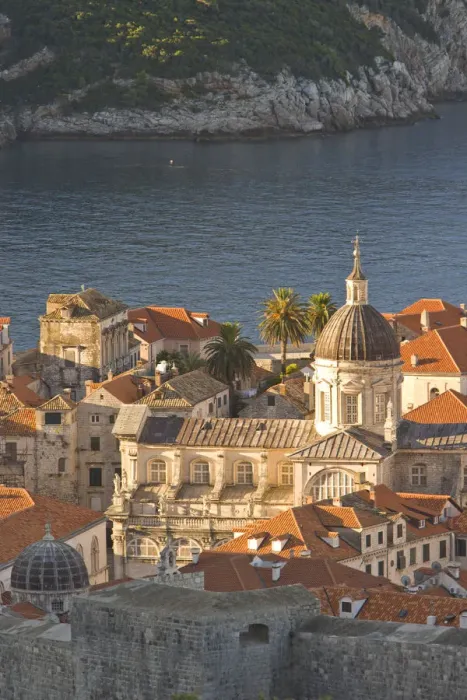 Framed Print : CROATIA, Dubrovnik. Overview of the Walled City of Dubrovnik Framed Print : CROATIA, Dubrovnik. Overview of the Walled City of Dubrovnik