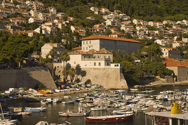 CROATIA, Dubrovnik. View from Old City Walls Walk