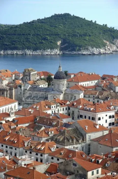 Framed Print : Croatia, Dubrovnik, view of Old Town from city wall Framed Print : Croatia, Dubrovnik, view of Old Town from city wall