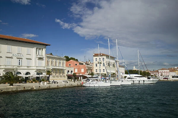 CROATIA, Istria, POREC. Town View from POREC harbor