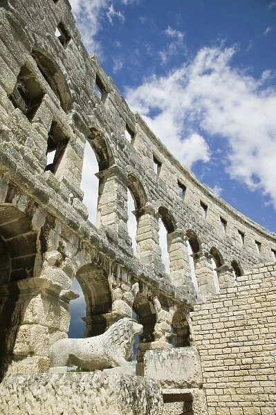 Croatia, Istria, PULA. Roman Amphitheater (b. 1st century)