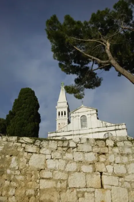 Framed Print : Croatia, Istria, ROVINJ. Cathedral of St. Euphemia and Tower (b. 1736-largest baroque Framed Print : Croatia, Istria, ROVINJ. Cathedral of St. Euphemia and Tower (b. 1736-largest baroque