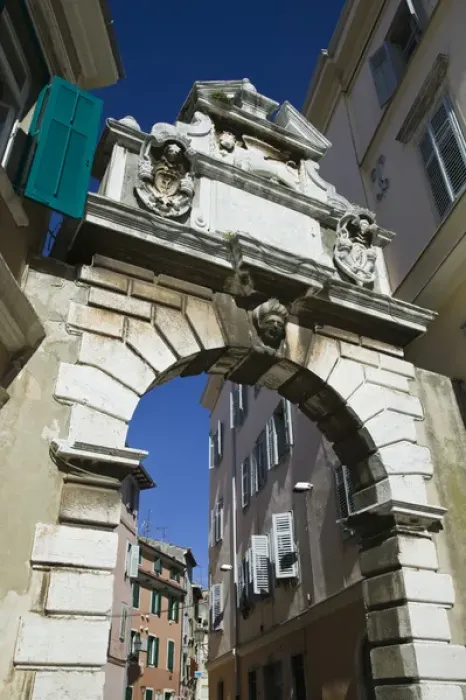 Framed Print : CROATIA, Istria, ROVINJ. ROVINJ old town, Balbi Arch (b. 1679 at the site of the old Framed Print : CROATIA, Istria, ROVINJ. ROVINJ old town, Balbi Arch (b. 1679 at the site of the old