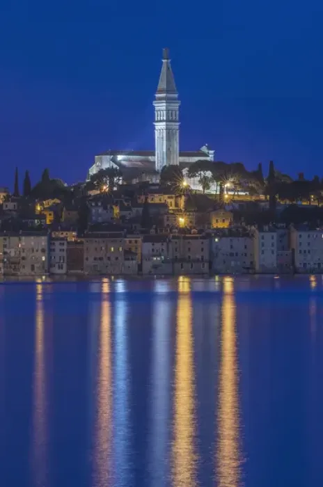 Framed Print : Croatia, Istria, Twilight Rovinj Framed Print : Croatia, Istria, Twilight Rovinj