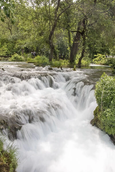 Croatia. Krka National Park cascades. UNESCO World Heritage Site