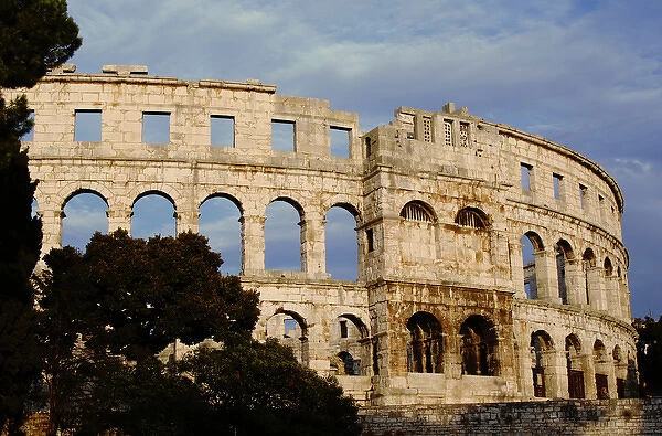 CROATIA. Roman Amphitheater. Built in the first century A. D. Declared a World Heritage