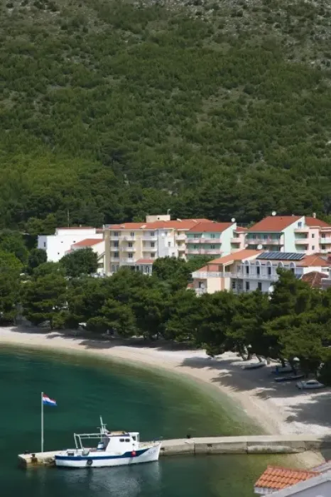 Framed Print : Croatia, Southern Dalmatia, DRVENIK. The resort of DRVENIK, gateway to HVAR island Framed Print : Croatia, Southern Dalmatia, DRVENIK. The resort of DRVENIK, gateway to HVAR island