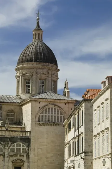 Framed Print : CROATIA, Southern Dalmatia, DUBROVNIK. Old Town DUBROVNIK, St. Blaises Church