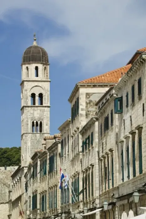 Framed Print : CROATIA, Southern Dalmatia, DUBROVNIK. Old Town DUBROVNIK, Daytime view of the Placa