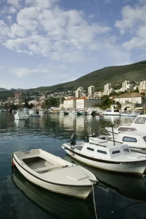 Framed Print : Croatia, Southern Dalmatia, DUBROVNIK. Port of GRUZ view