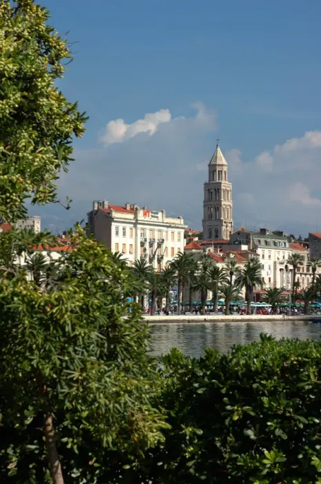Framed Print : 05. Croatia, Split, coastal view of popular embankment Framed Print : 05. Croatia, Split, coastal view of popular embankment