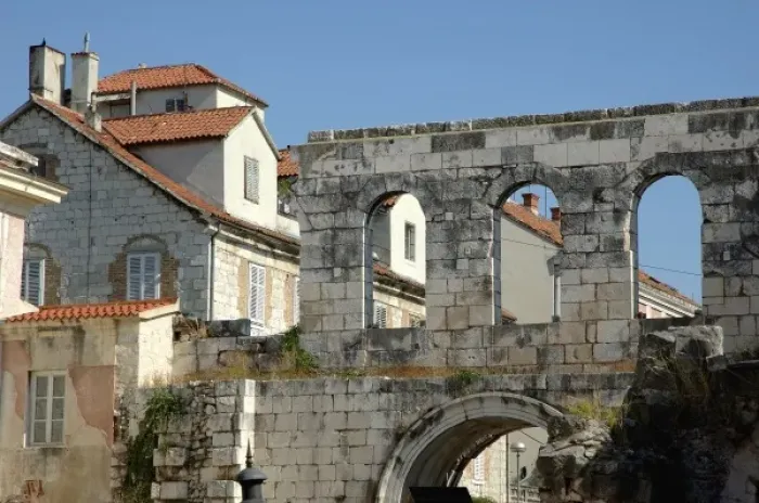 Framed Print : Croatia, Split, Roman walls Framed Print : Croatia, Split, Roman walls