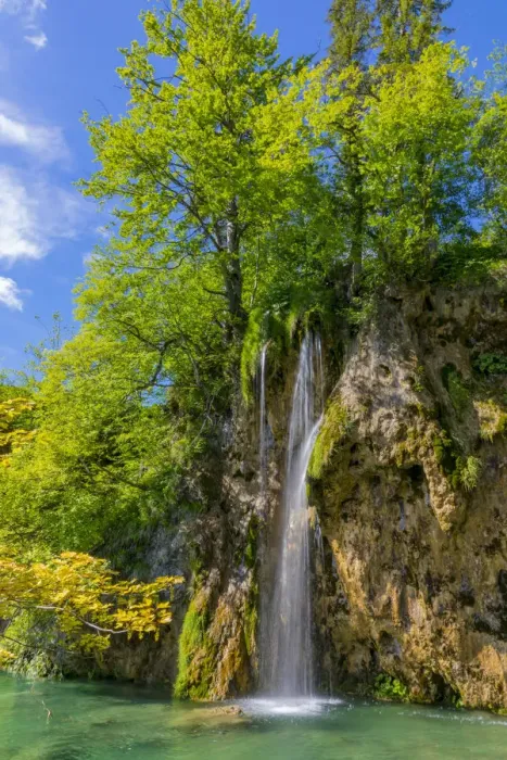 Framed Print : Croatia. Waterfalls in Plitvice National Park
