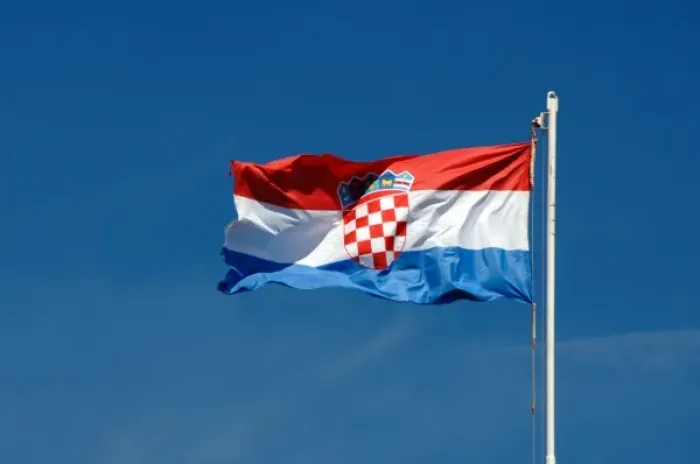 Framed Print : Croatian flag