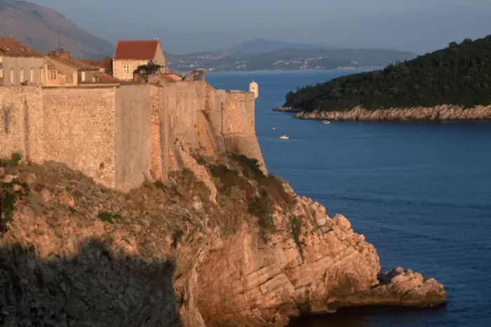 Framed Print : Croatias Dalmation coast on the Adriatic Sea has long been a popular tourist