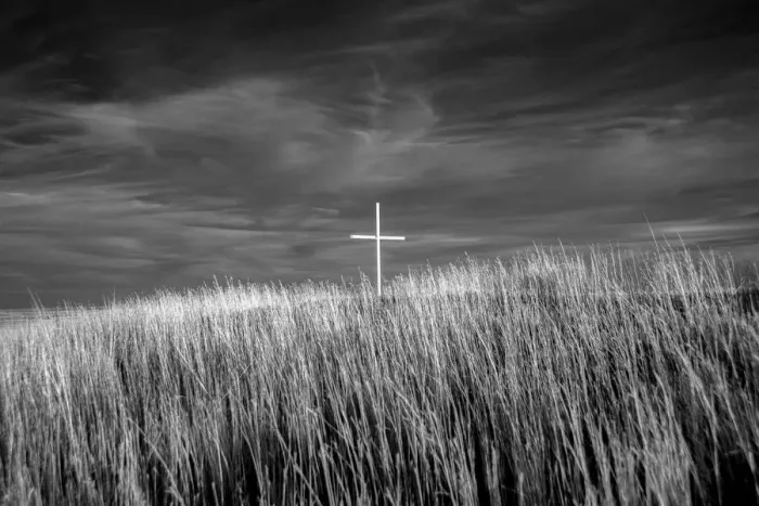 Framed Print : Cross high on top of Flint Hills Framed Print : Cross high on top of Flint Hills