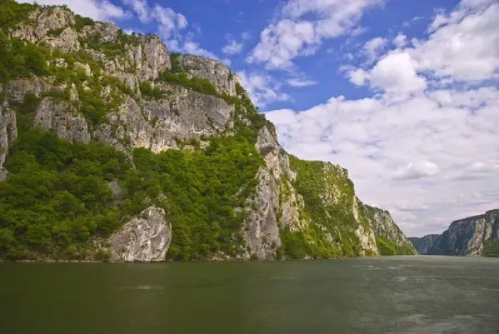 Framed Print : Cruising down the Danube River, throught the Kazan gorge of the Iron Gate throught Framed Print : Cruising down the Danube River, throught the Kazan gorge of the Iron Gate throught