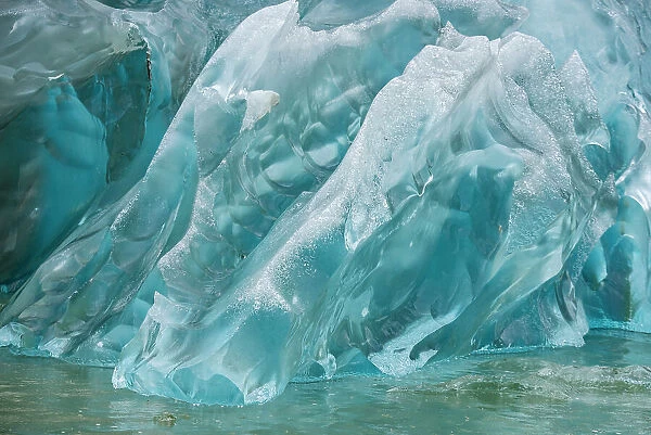 Crystalline iceberg shines in Endicott Arm
