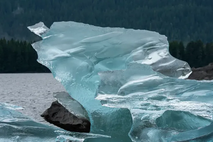 Framed Print : Crystalline iceberg shines in Endicott Arm Framed Print : Crystalline iceberg shines in Endicott Arm