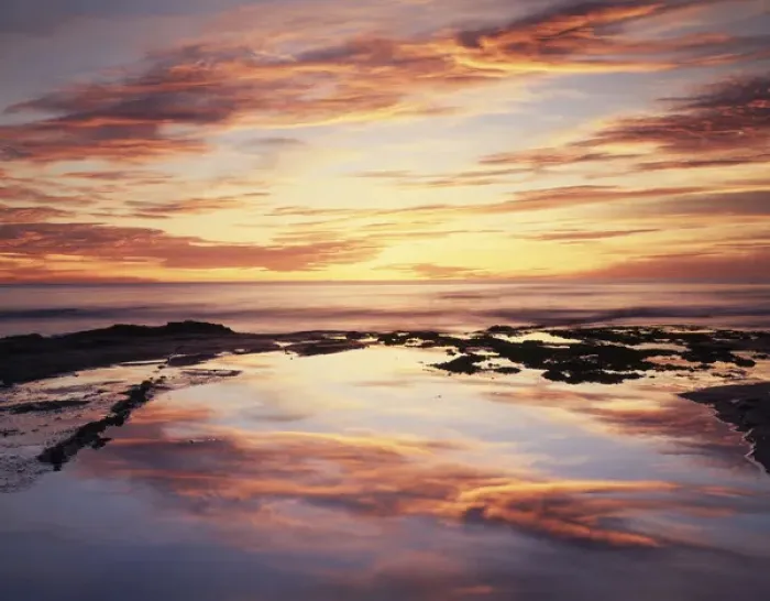 Framed Print : CTF-1258. California, San Diego, Sunset Cliffs