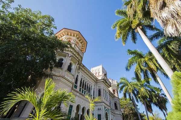 Cuba. Cienfuegos. Palacio de Valle, built in 1919 in an ornate Moroccan style, was