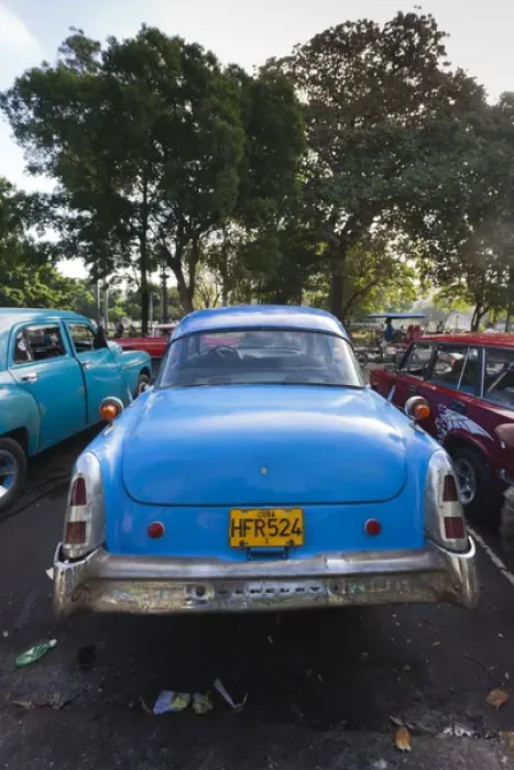 Framed Print : Cuba, Havana, Central Havana, Parque de la Fraternidad, old 1950s-era US cars Framed Print : Cuba, Havana, Central Havana, Parque de la Fraternidad, old 1950s-era US cars