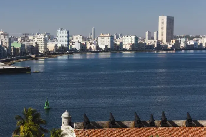 Framed Print : Cuba, Havana, elevated view of the Malecon from the Castillo de los Tres Santos Reys Framed Print : Cuba, Havana, elevated view of the Malecon from the Castillo de los Tres Santos Reys