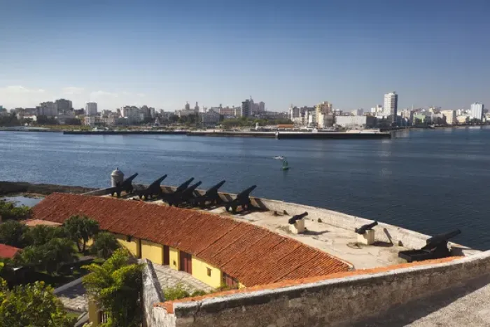 Framed Print : Cuba, Havana, elevated view of the Malecon from the Castillo de los Tres Santos Reys Framed Print : Cuba, Havana, elevated view of the Malecon from the Castillo de los Tres Santos Reys