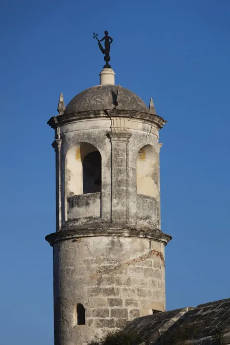 Framed Print : Cuba, Havana, Havana Vieja, tower of the Castillo de Real Fuerza fortress